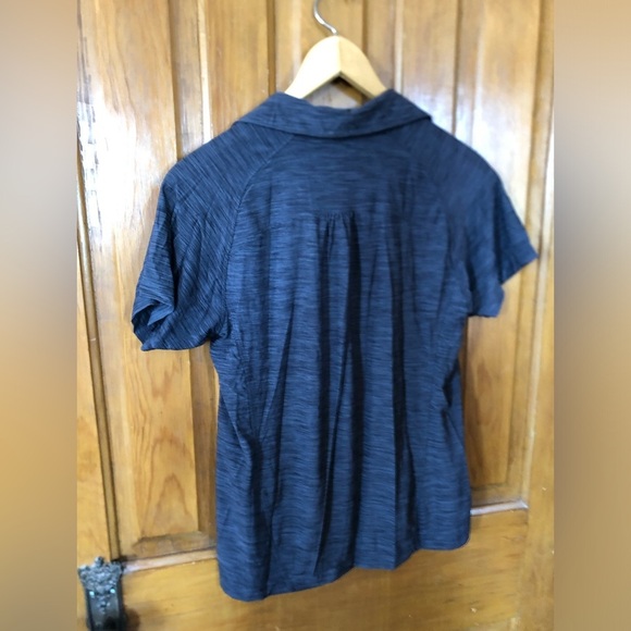 Ladies Grey Short Sleeve Golf Tee - Picture 2 of 9